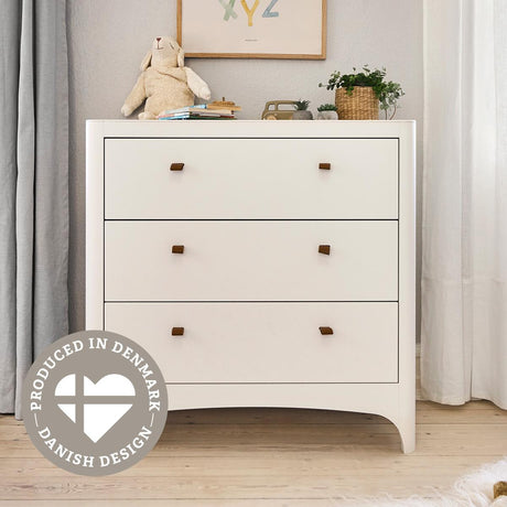 Leander Classic 3 Drawer Dresser in White - Little Snoozes