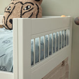 FREE Installation - LIFETIME Kidsrooms BREEZE Semi High-Bed with Optional Curtains - Little Snoozes