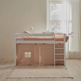 FREE Installation - LIFETIME Kidsrooms BREEZE Semi High-Bed with Optional Curtains - Little Snoozes