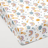 Kabode Rainbow Fitted Sheet (2-Pack) - Little Snoozes