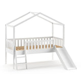 Vipack Dallas Kids House Bed with Slide and Ladder - Little Snoozes