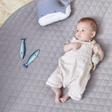 Children's Quilted Teepee Playmat in Grey - Little Snoozes