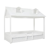 FREE Installation - LIFETIME Kidsrooms 2 in 1 Beach House Single Bed - Little Snoozes