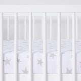 Snuz 2 Pack Cot & Cot Bed Fitted Sheets – Star - Little Snoozes