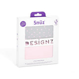 Snuz 2 Pack Crib Fitted Sheets - Rose Spot - Little Snoozes