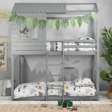 Birlea Adventure Bunk Bed in Grey - Little Snoozes