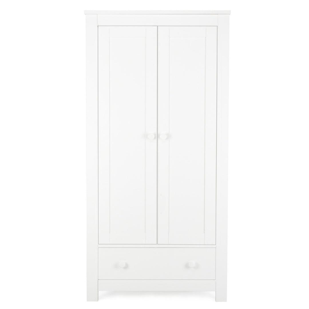 Aylesbury 2 Door Double Wardrobe In White - Little Snoozes