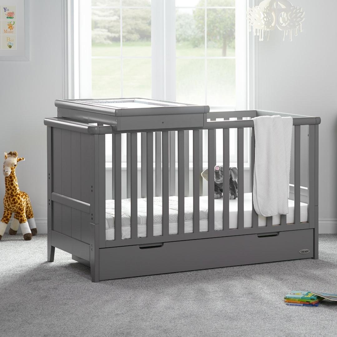 Belton Multi Top Changer Taupe Grey - Little Snoozes