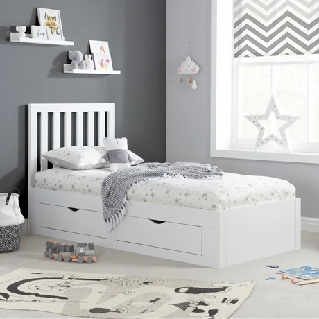 Birlea Appleby Single Bed in White - Little Snoozes