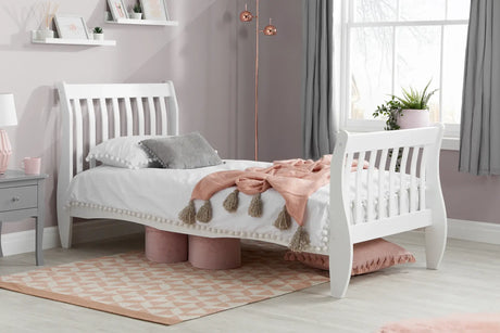 Birlea Belford Single Bed in White - Little Snoozes
