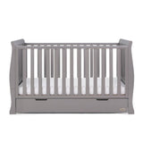 Stamford Classic Sleigh Cot Bed In Taupe Grey - Little Snoozes