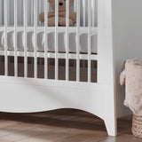 Clara Cot Bed in White & Driftwood Ash - Little Snoozes