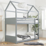 Birlea Home Bunk Bed in Grey - Little Snoozes