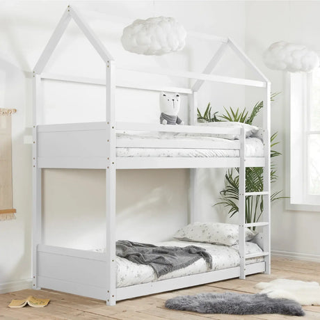 Birlea Home Bunk Bed in White - Little Snoozes