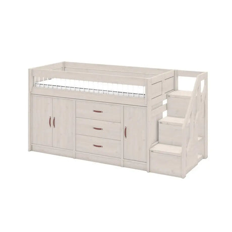 FREE Installation - LIFETIME Kidsrooms All in One Semi High Storage Bed - Little Snoozes