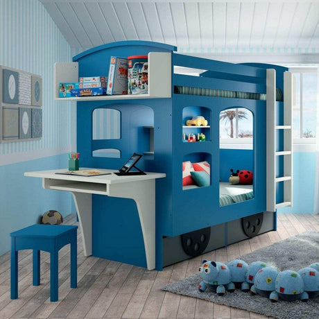 Mathy by Bols Wagon Bunk Bed With Drawers - Little Snoozes