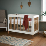 Maya Mini 3 Piece Room Set White with Natural - Little Snoozes