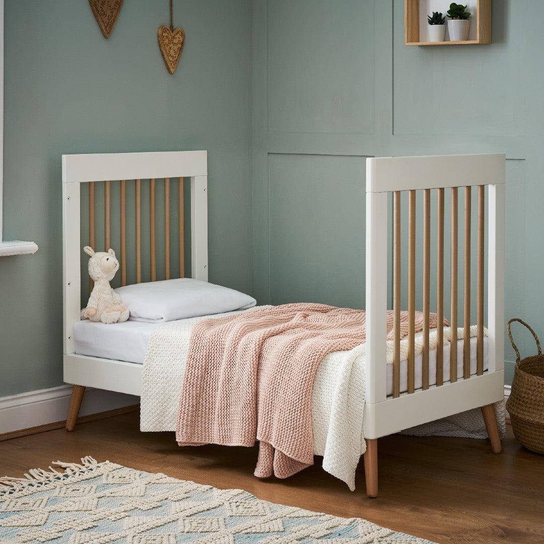 Maya Mini 2 Piece Room Set White with Natural - Little Snoozes