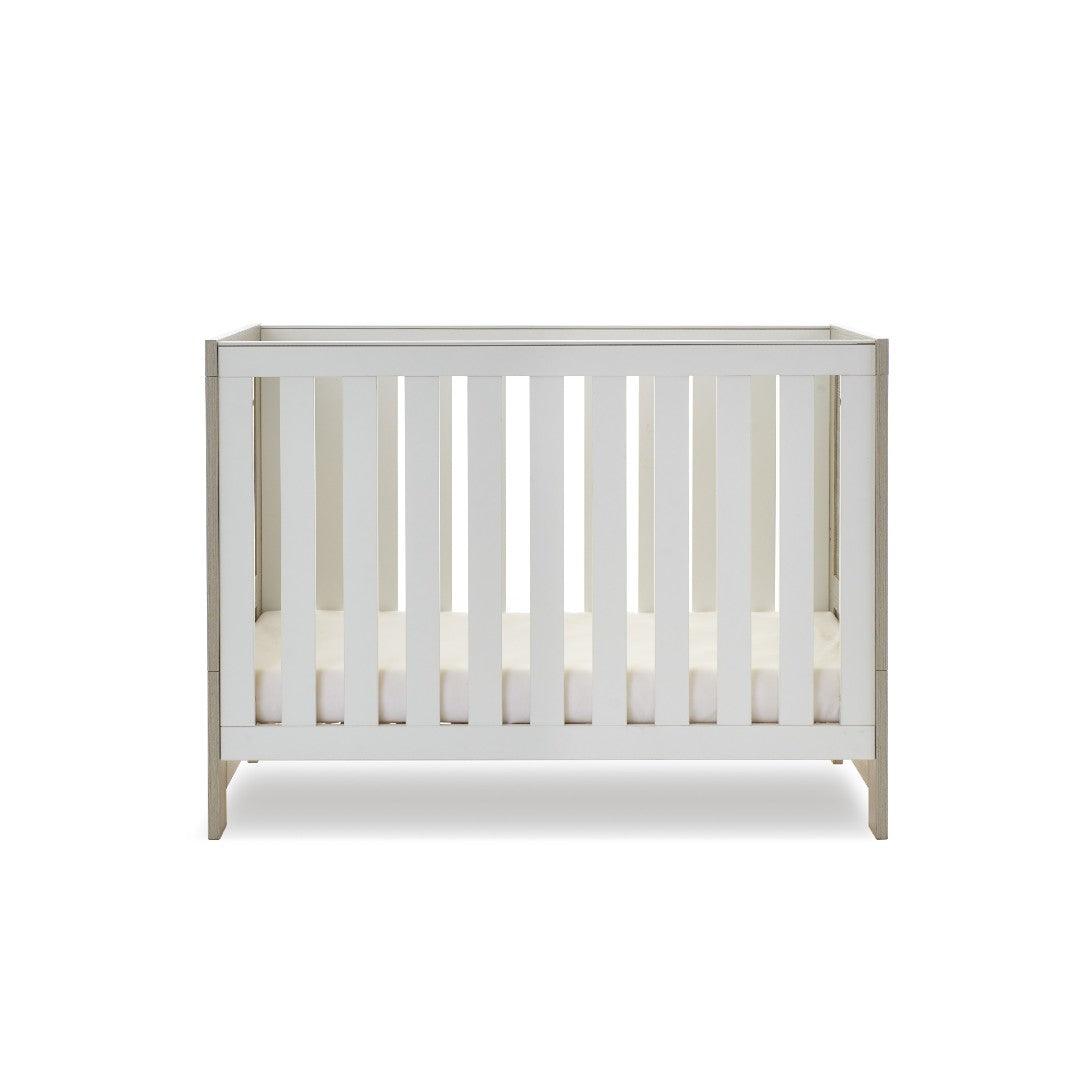 Nika Cot Bed In Grey Wash & White - Little Snoozes