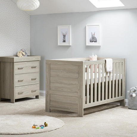 Nika 2 Piece Nursery Room Set In Grey Wash - Little Snoozes