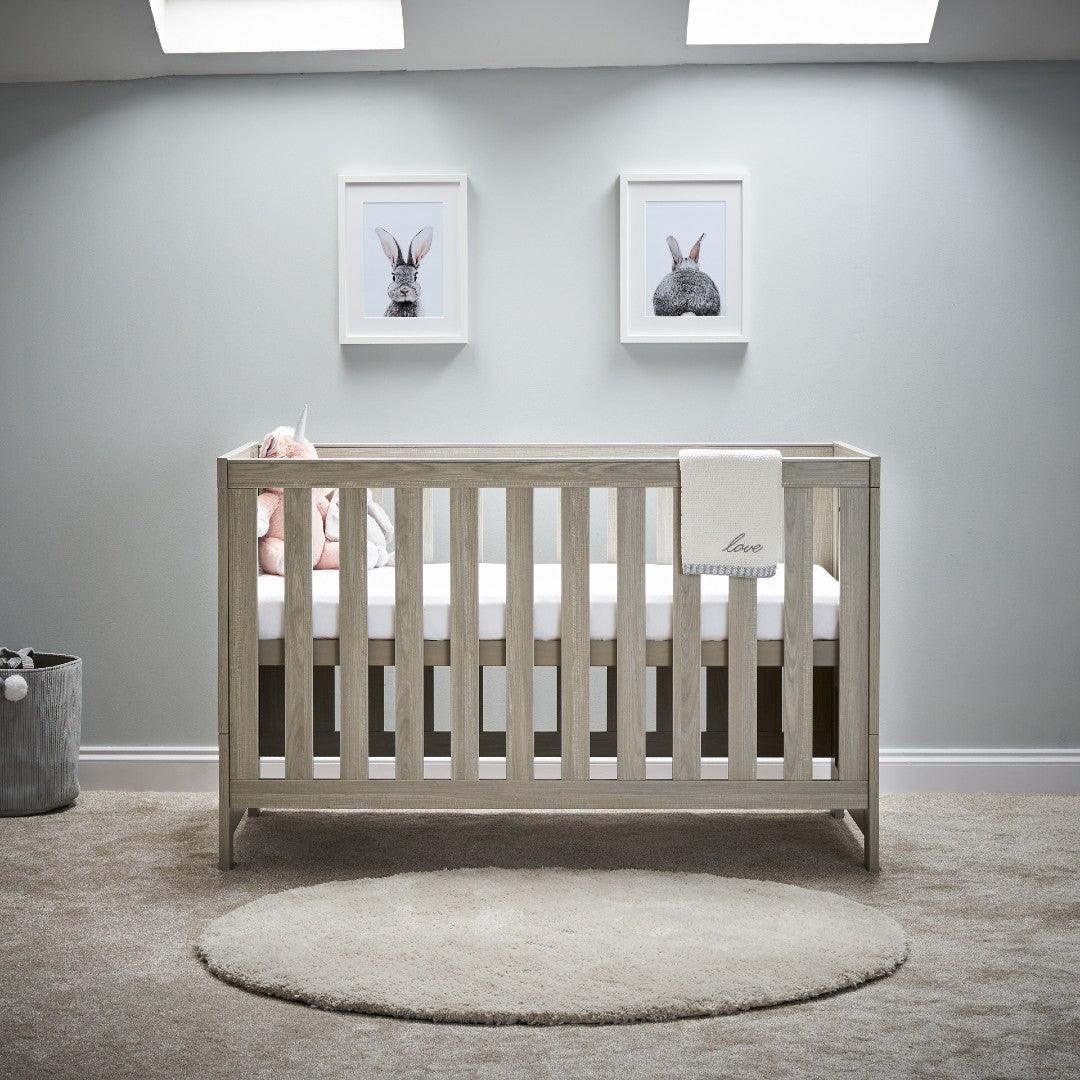 Nika Cot Bed In Grey Wash - Little Snoozes