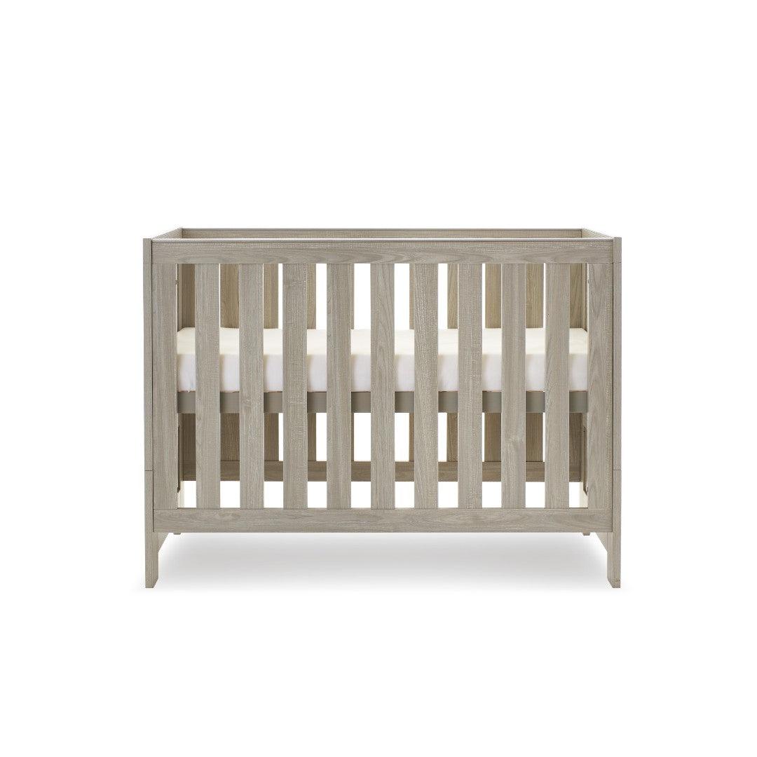 Nika Mini Cot Bed In Grey Wash - Little Snoozes