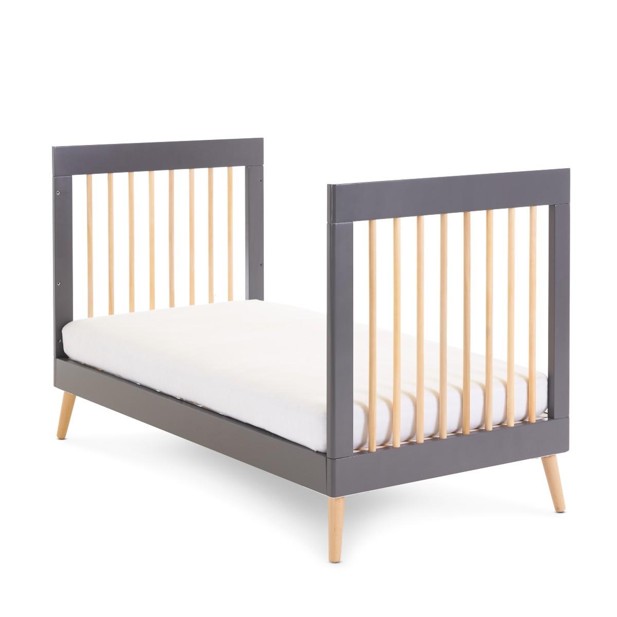 Maya 2 Piece Nursery Set in Slate with Natural - Little Snoozes
