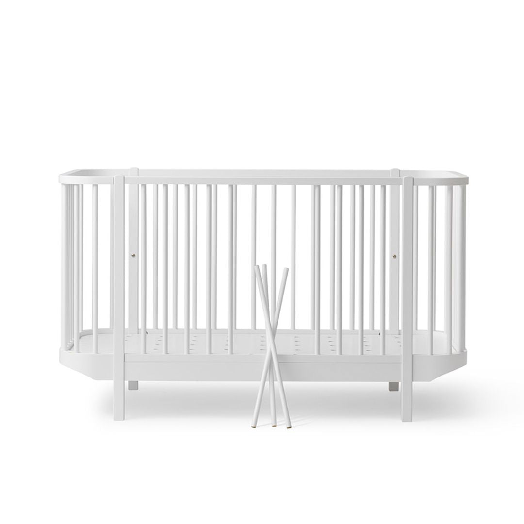 FREE Installation - Oliver Furniture Wood Cot in White - Little Snoozes
