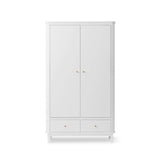 Oliver Furniture Wood Wardrobe 2 Doors in White - Little Snoozes