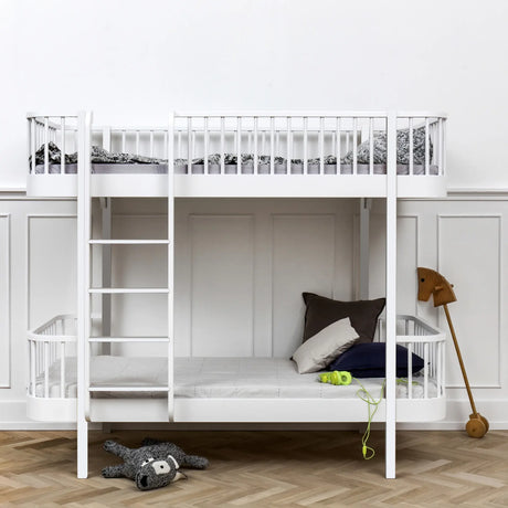 FREE Installation - Oliver Furniture Wood Original Bunk Bed in White - Little Snoozes