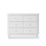 FREE Installation - Oliver Furniture Wood Dresser with 6 Drawers in White - Little Snoozes