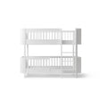FREE Installation - Oliver Furniture Wood Mini+ Low Bunk Bed in White - Little Snoozes