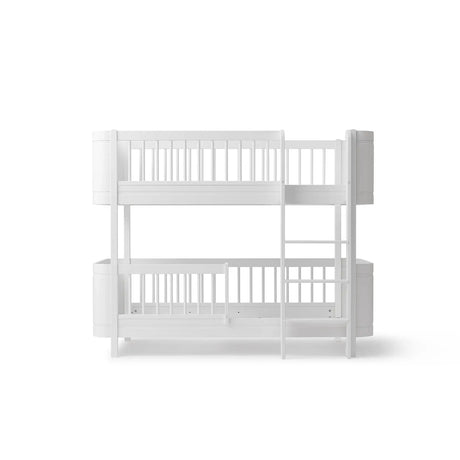 FREE Installation - Oliver Furniture Wood Mini+ Low Bunk Bed in White - Little Snoozes