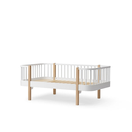 FREE Installation - Oliver Furniture Wood Original Junior Day Bed White/Oak - Little Snoozes