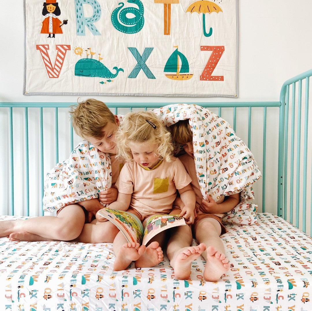 Kabode Alphabet Duvet Cover & Pillowcase Set - Little Snoozes