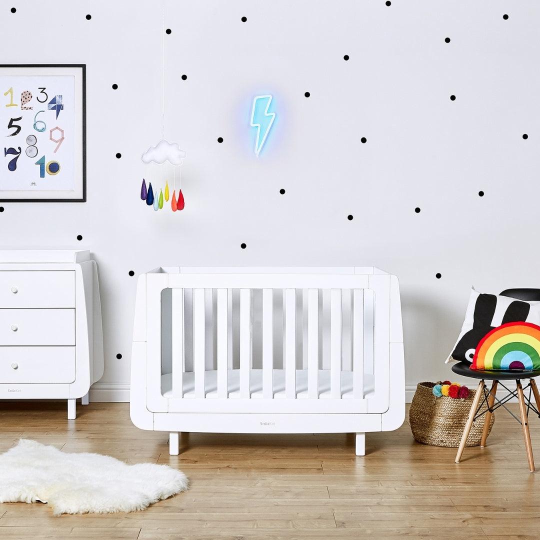 Snüz SnuzKot Mode Nursery Furniture Set In White - Little Snoozes