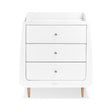SnuzKot Skandi Drawers & Changing Unit In Natural - Little Snoozes