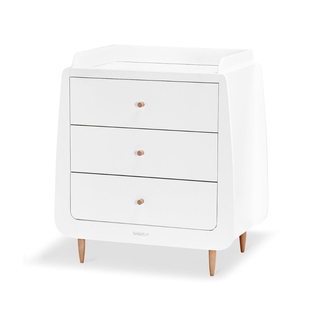 SnuzKot Skandi Drawers & Changing Unit In Natural - Little Snoozes