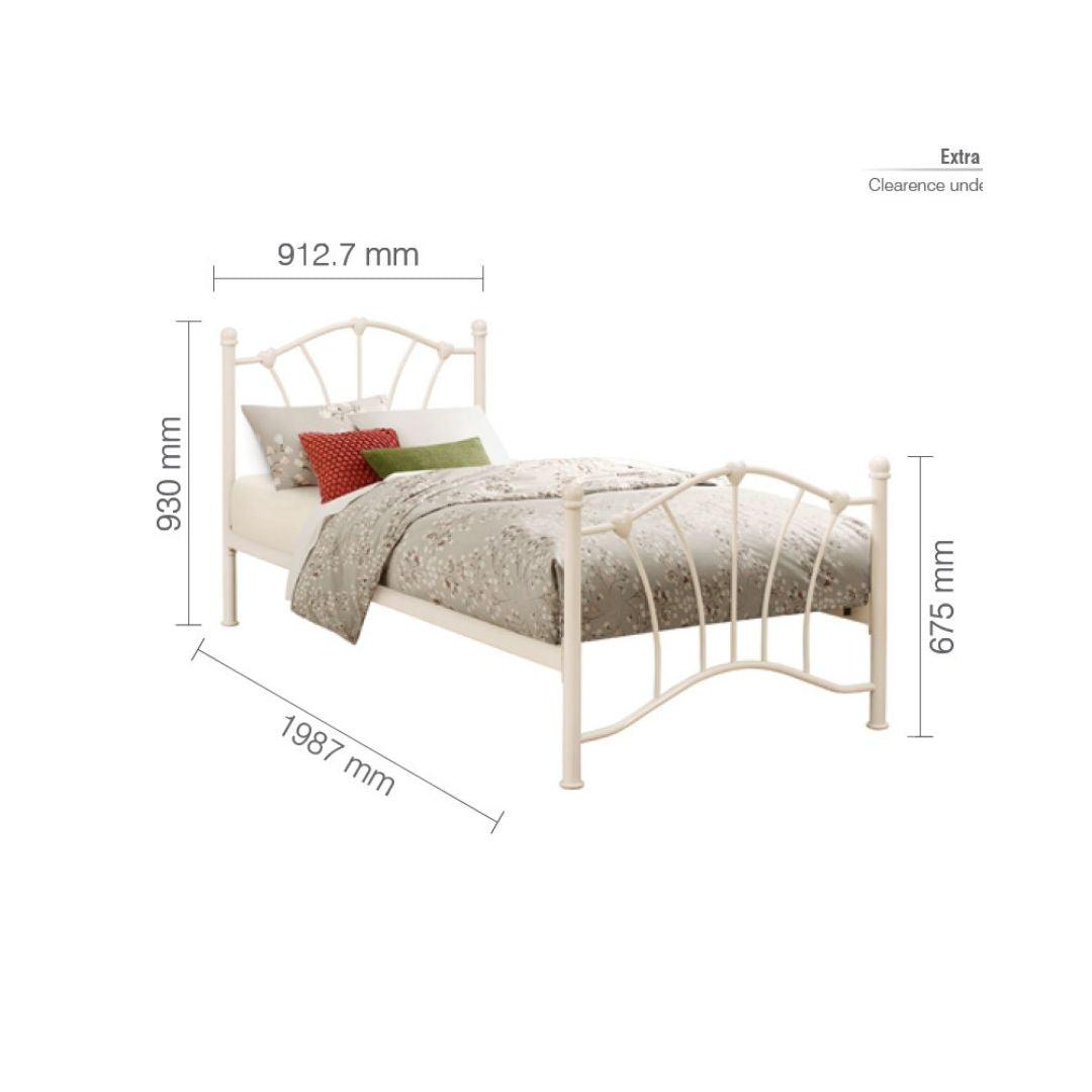 Birlea Kids Single Sophia Bed in Cream - Little Snoozes