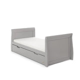 Stamford Classic Sleigh Cot Bed In Warm Grey - Little Snoozes