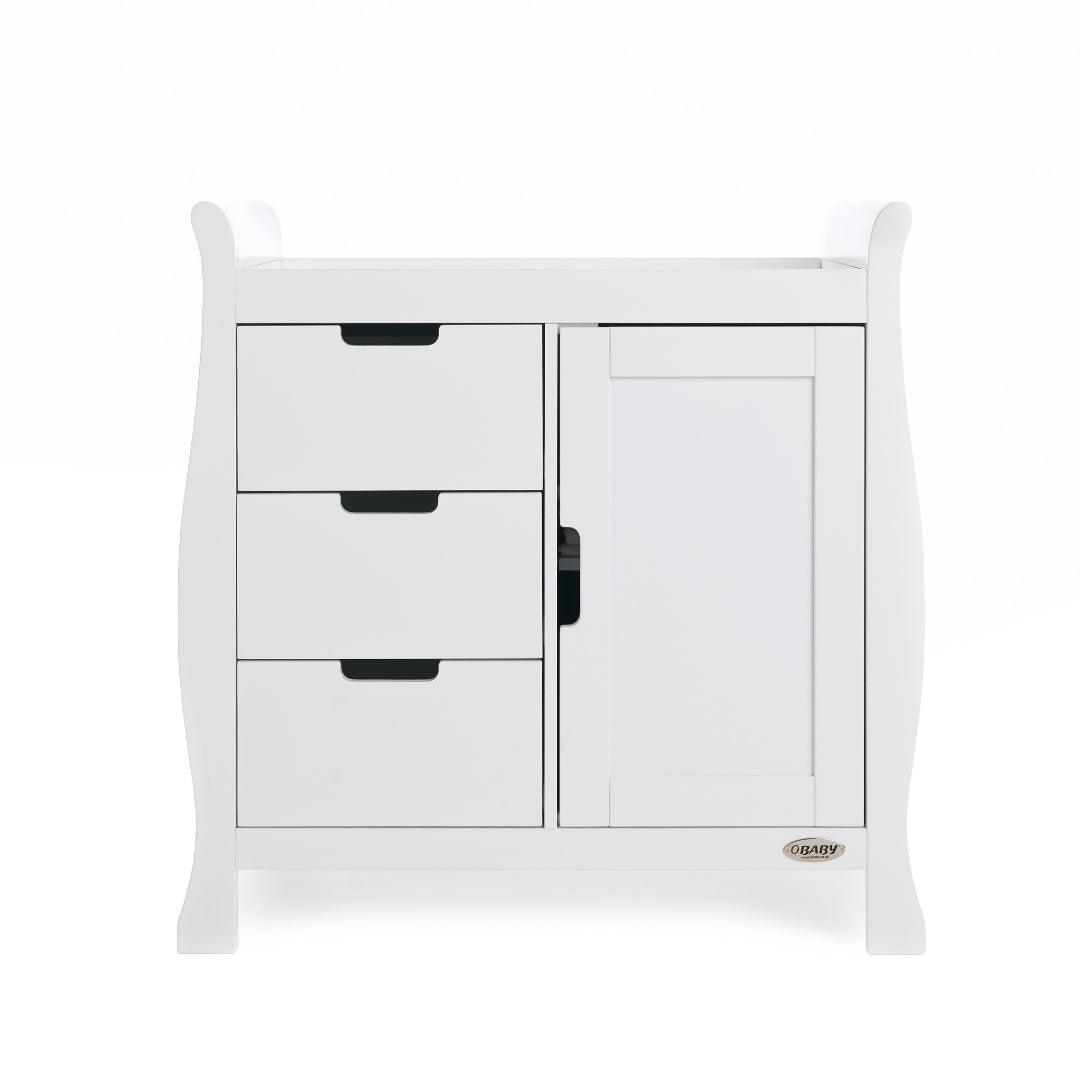Stamford Classic Sleigh 3 Piece Room Set In White - Little Snoozes