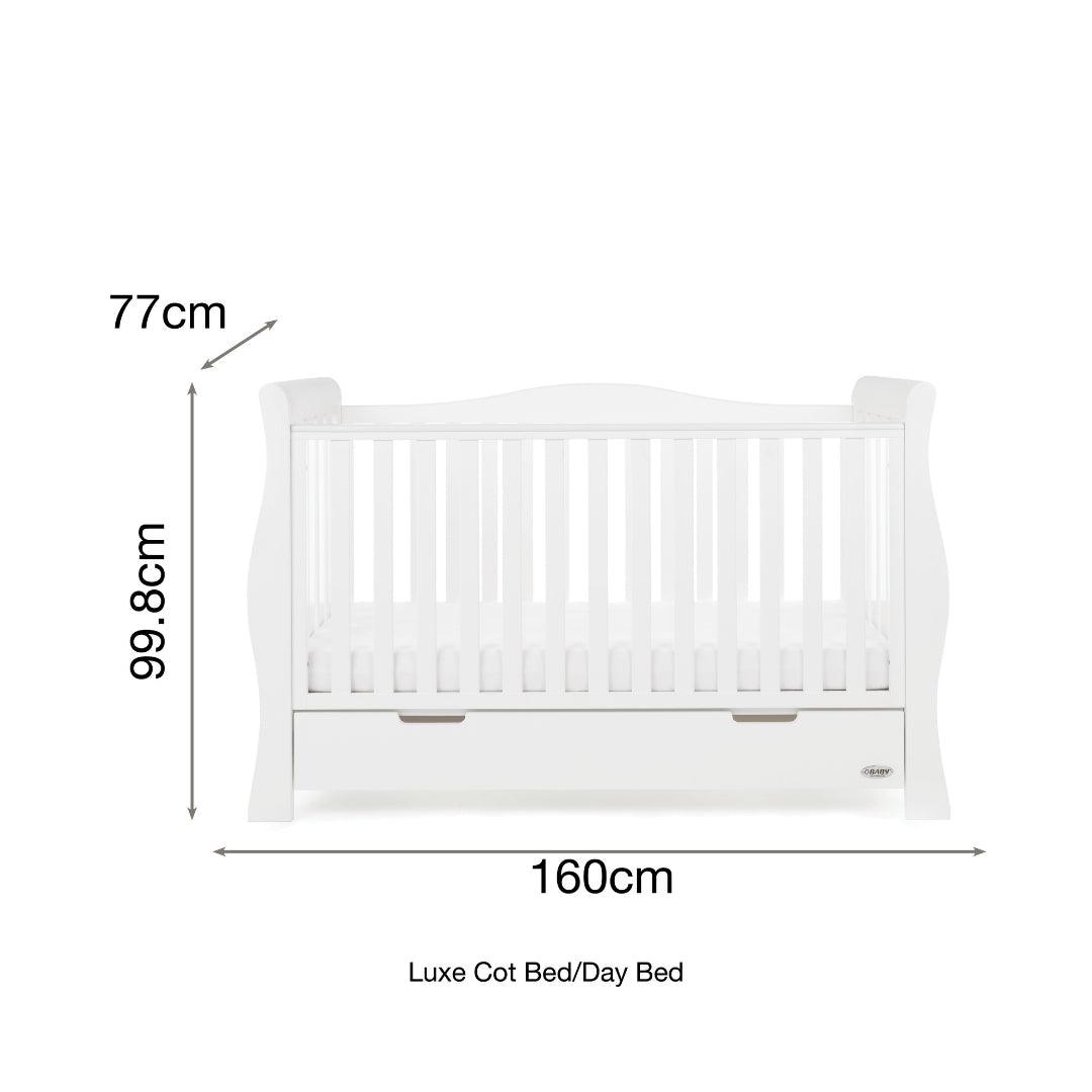 Stamford Luxe 2 Piece Room Set In White - Little Snoozes