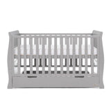 Stamford Classic Sleigh Cot Bed In Warm Grey - Little Snoozes