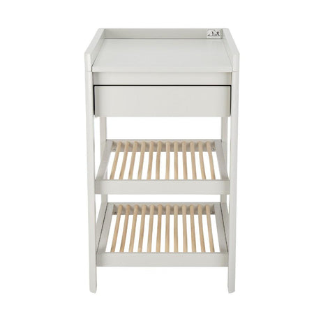 Troll Lukas Changing Table In Soft Grey and Natural - Little Snoozes