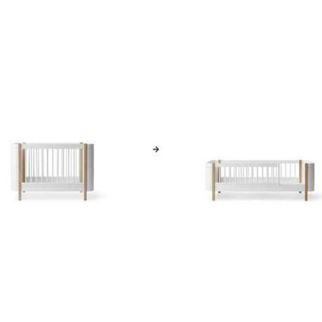 Oliver Furniture Wood Original Bed Conversions in White - Little Snoozes