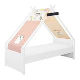 FREE Installation - LIFETIME Kidsrooms Cool Kids Single Tipi Bed PLUS Canopy - Little Snoozes