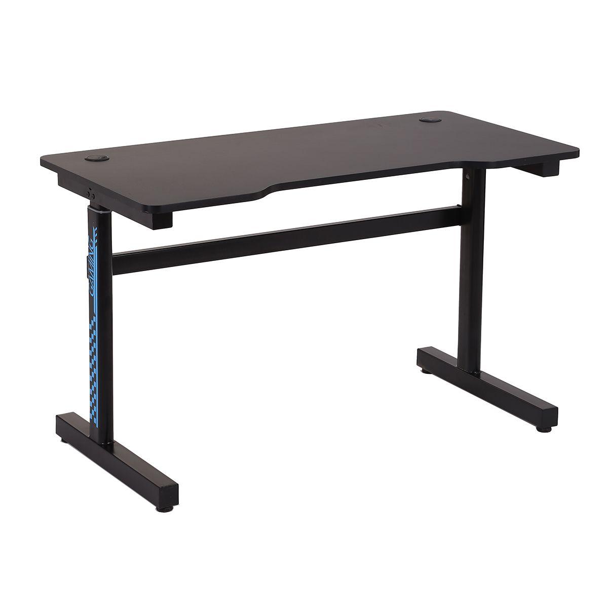 Flair Furnishings POWER E Gaming Desk with Adjustable Height In Black & Blue - Little Snoozes