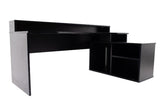 Flair Furnishings POWER W Gaming Desk with Colour LED Lights - Little Snoozes