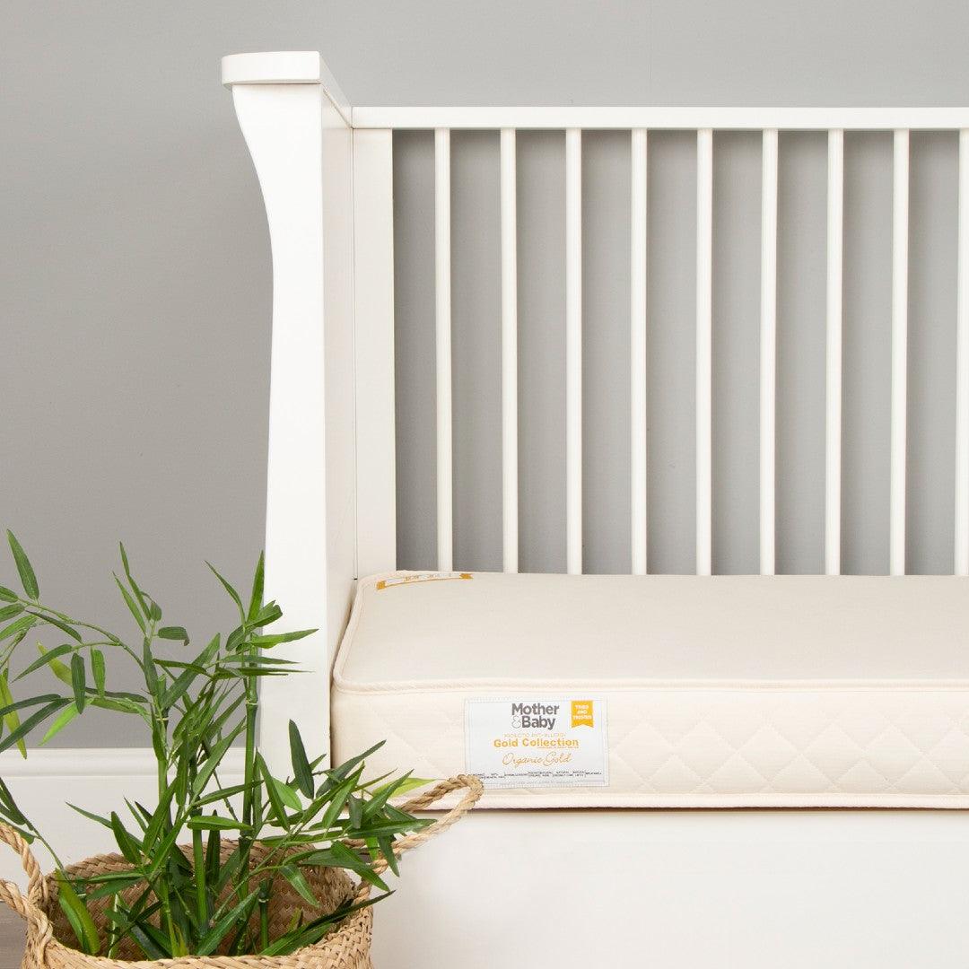 Mother & Baby Organic Gold Chemical Free COT Mattress 60 x 120cm - Little Snoozes