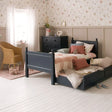 Little Folks Fargo Single Bed with Trundle in Painswick Blue - Little Snoozes